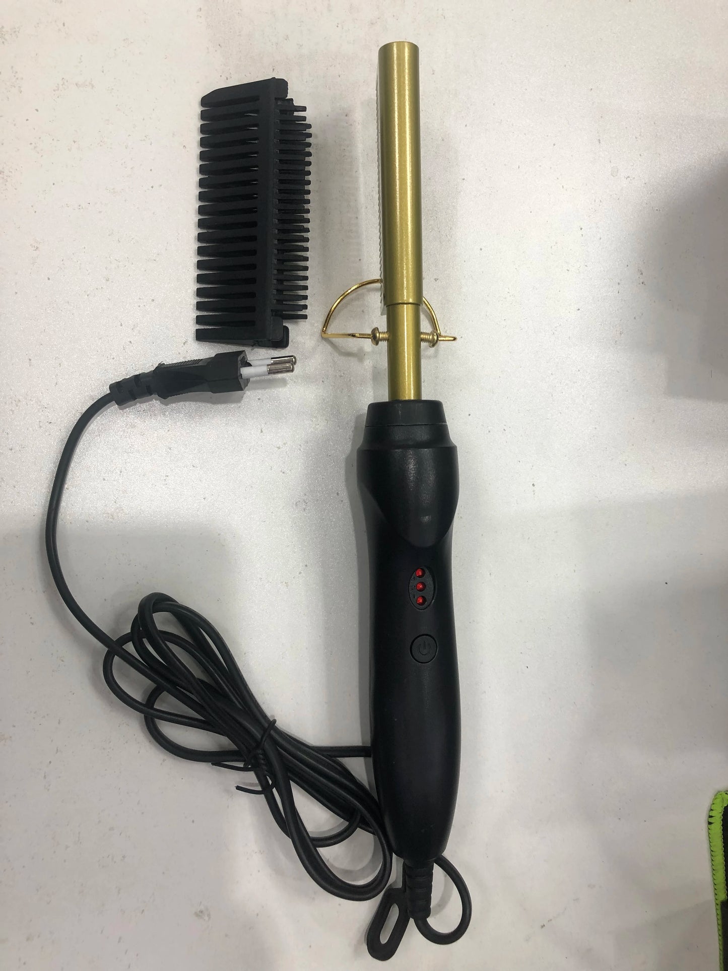 Electric Hot Comb Hair Straightening Brush