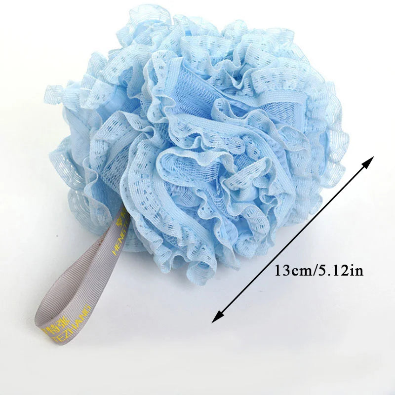 Soft Mesh Bath Puff Exfoliating Shower Sponge Scrubber