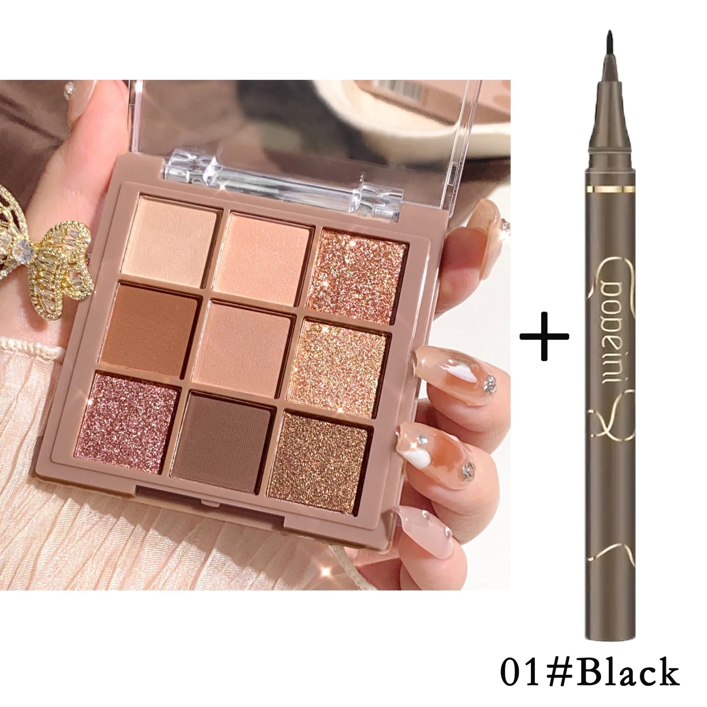 Velvet Matte Shimmer Eyeshadow Palette