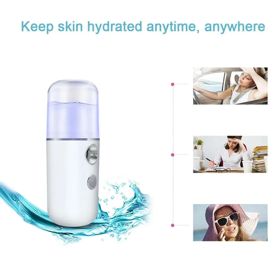 Mini USB Rechargeable Facial Steamer Mist Sprayer