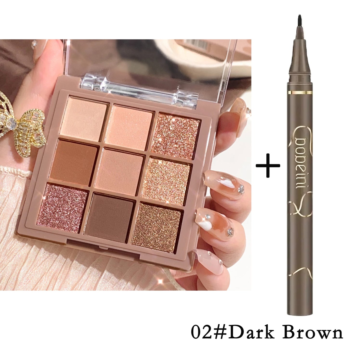 Velvet Matte Shimmer Eyeshadow Palette