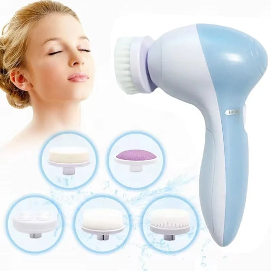 5-in-1 Electric Facial Cleansing Brush