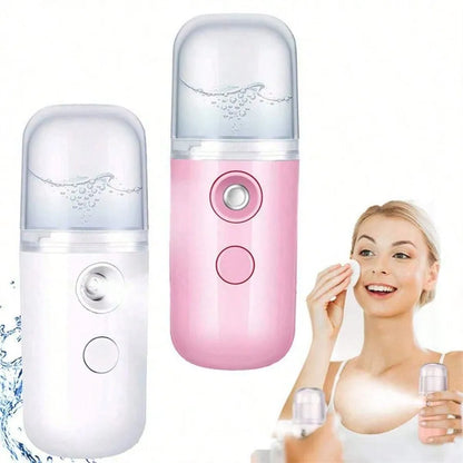 Mini USB Rechargeable Facial Steamer Mist Sprayer