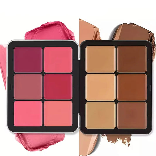 12-Color Concealer Blush Contour Highlight Makeup Palette