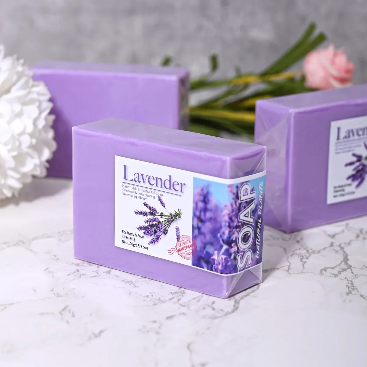 Organic Lavender Essential Oil Handmade Soap