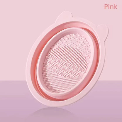 USB Portable Electric Makeup Brush Cleaner Washing Stand