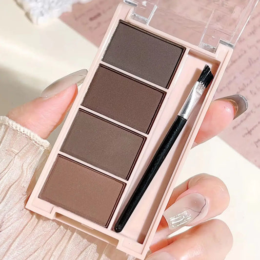 4-Color Eyebrow Powder Palette