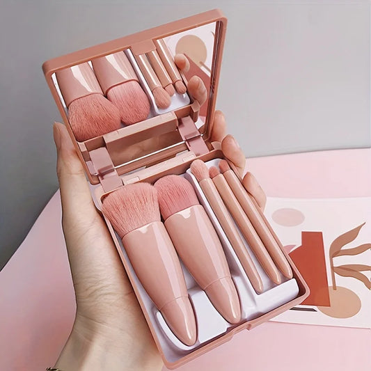 5-Piece Portable Makeup Brush Set