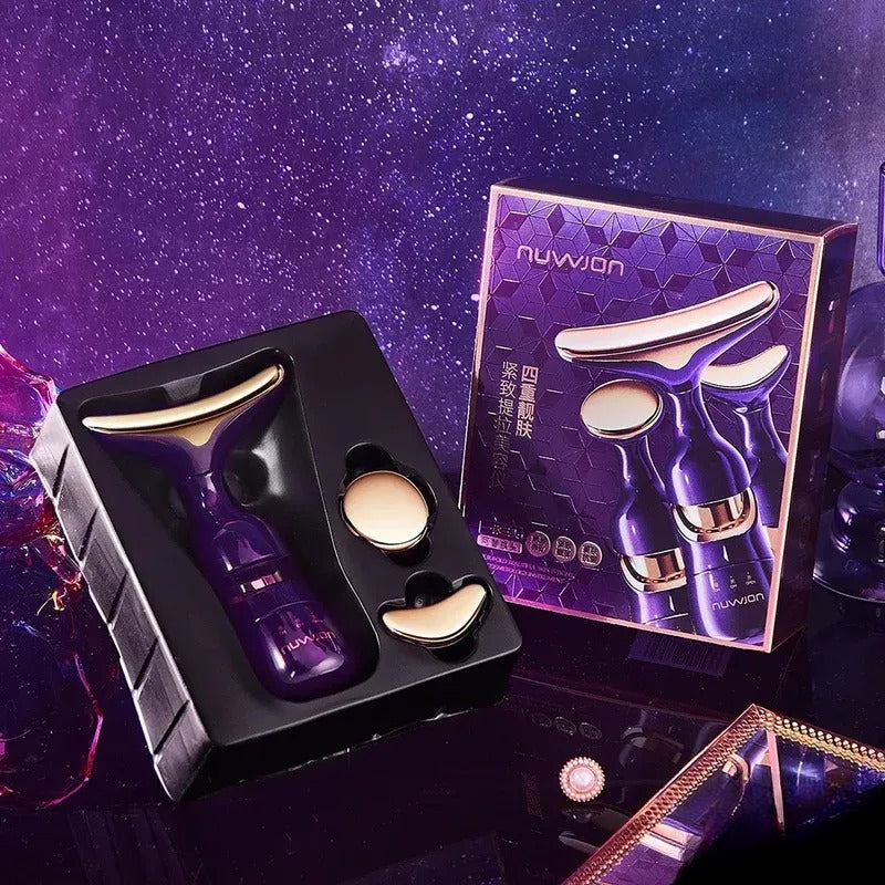 3-in-1 EMS Facial Lifting Neck Eye Massager Device